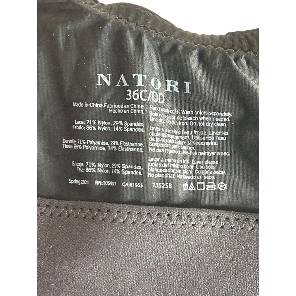 Natori Avail Full Fit Convertible Bralette in Black Size 36C Multiway 735258 - Picture 5 of 7